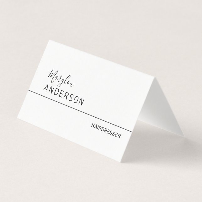 Tarjeta De Visita Profesional - UNISEX (Anverso)