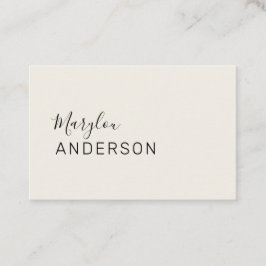 Tarjeta De Visita Profesional - UNISEX