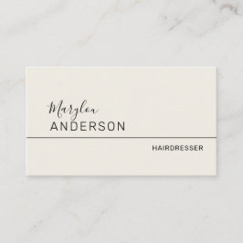 Tarjeta De Visita Profesional - UNISEX