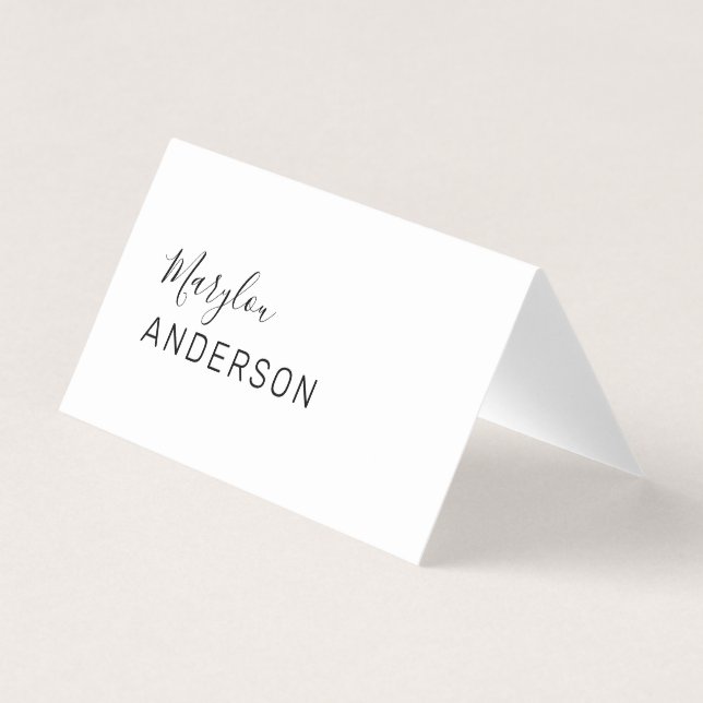 Tarjeta De Visita Profesional - UNISEX (Anverso)