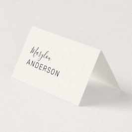 Tarjeta De Visita Profesional - UNISEX