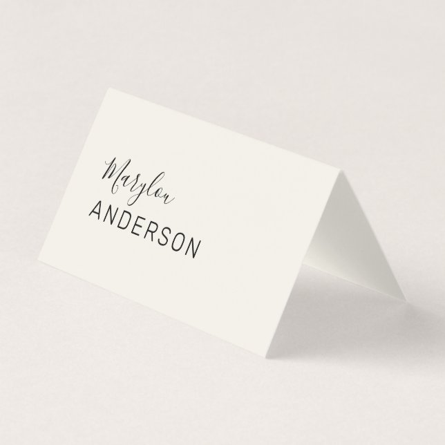 Tarjeta De Visita Profesional - UNISEX (Anverso)