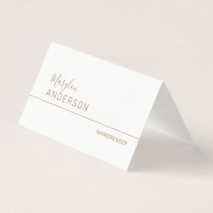 Tarjeta De Visita Profesional - UNISEX