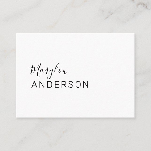 Tarjeta De Visita Profesional - UNISEX (Anverso)