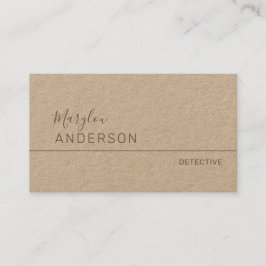 Tarjeta De Visita Profesional - UNISEX Premium