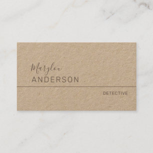 Tarjeta De Visita Profesional - UNISEX Premium