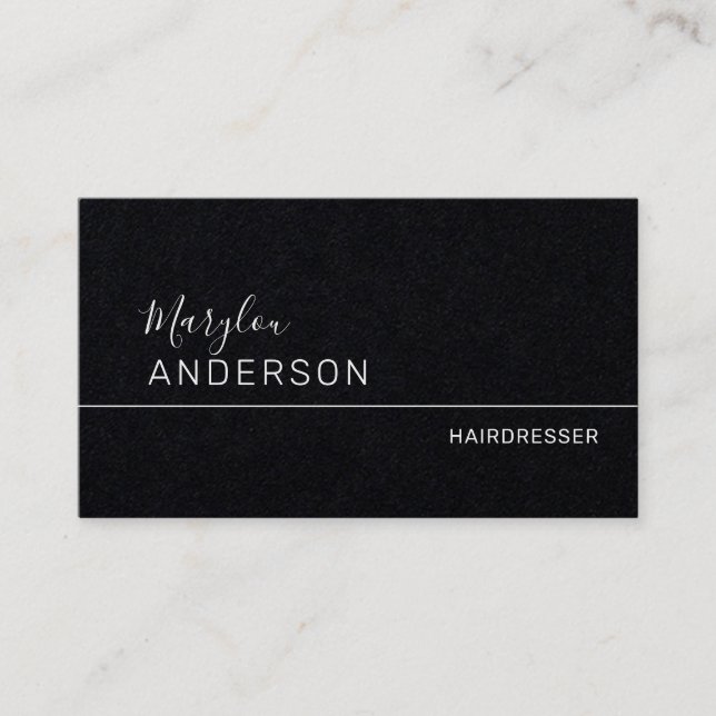 Tarjeta De Visita Profesional - UNISEX Premium (Anverso)