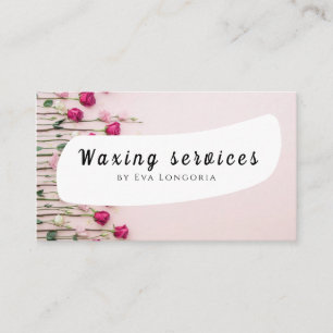 Tarjeta De Visita Profesional y Moda para el Waxing Brasilero y Corp