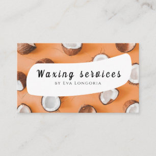 Tarjeta De Visita Profesional y Moda para el Waxing Brasilero y Corp