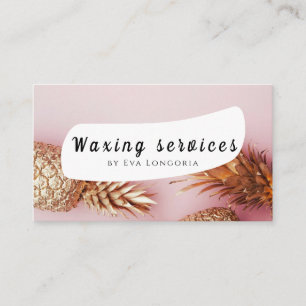 Tarjeta De Visita Profesional y Moda para el Waxing Brasilero y Corp