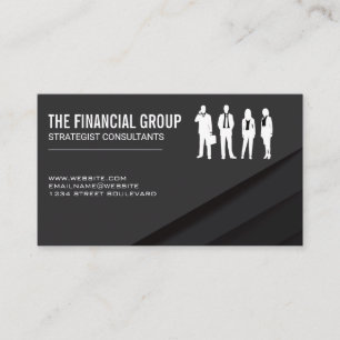 Tarjeta De Visita Profesionales de negocios   Consultores