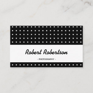 Tarjeta De Visita Profesionales modernos en blanco y negro