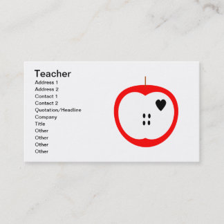 Tarjeta De Visita Profesor