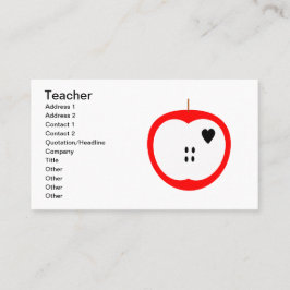 Tarjeta De Visita Profesor