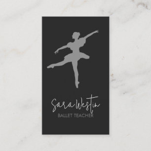 Tarjeta De Visita Profesor de ballet Baile