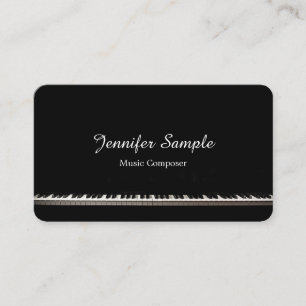 Tarjeta De Visita Profesor de compositor de música