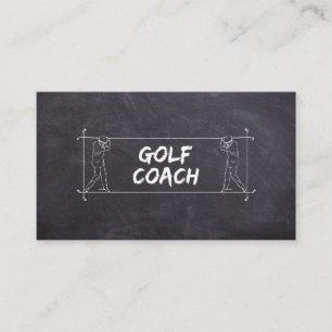 Tarjeta De Visita Profesor de golf clases instructor instrucción 