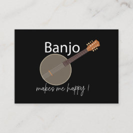 Tarjeta De Visita Profesor de Música Banjo