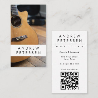Tarjeta De Visita Profesor de música Músicos