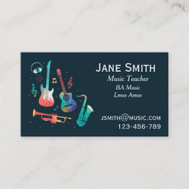 Tarjeta De Visita Profesor de música, profesor de música