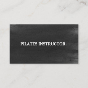 Tarjeta De Visita Profesor de Pilates Yoga