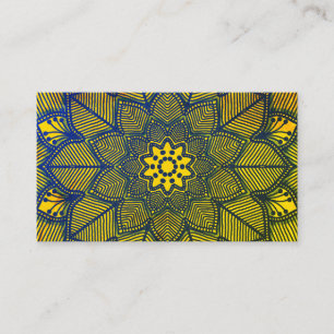 Tarjeta De Visita Profesor de Pilates Yoga Mandala