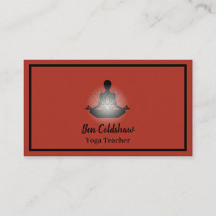 Tarjeta De Visita Profesor de Yoga