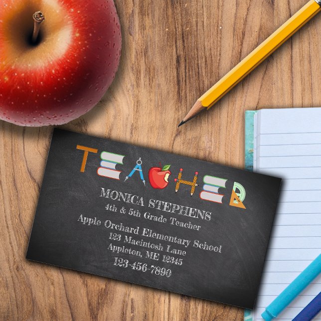 Tarjeta De Visita Profesor/Educador (Subido por el creador)