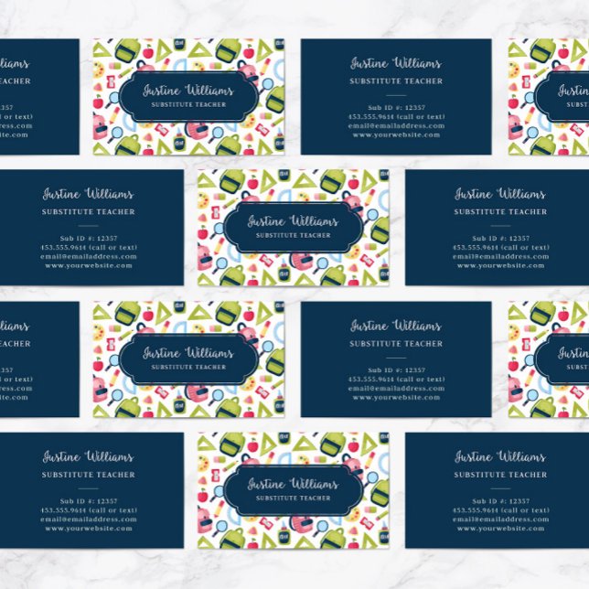 Tarjeta De Visita Profesor sustituto (Subido por el creador)