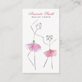 Tarjeta De Visita Profesora de Danza Ballet Bailarina