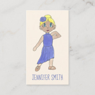 Tarjeta De Visita Profesora de danza Escuela de Estudios de Lyrical