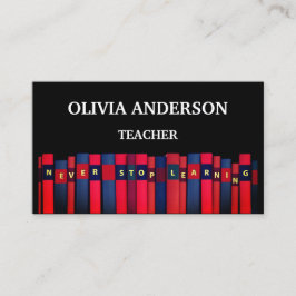 Tarjeta De Visita Profesora | EL Tutor NUNCA DEJA DE APRENDER