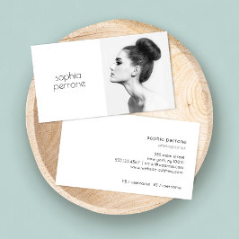 Tarjeta De Visita Professional Artist and Photographer Photo Card