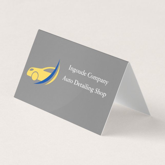 Tarjeta De Visita Professional Auto Detailing & Car Care Services (Anverso)
