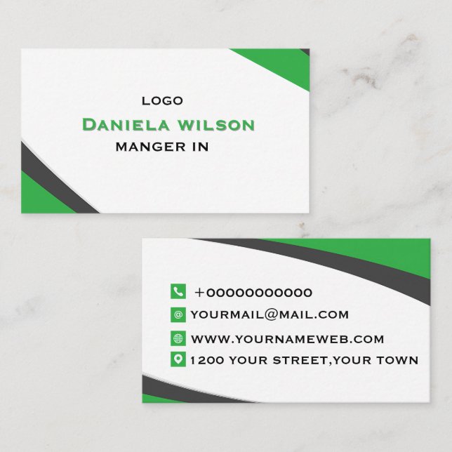 Tarjeta De Visita Professional business card  (Anverso / Reverso)