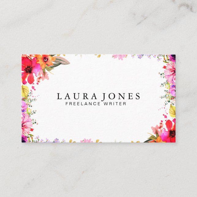 Tarjeta De Visita Professional Business Card (Anverso)