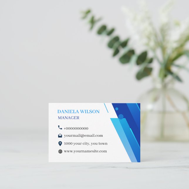 Tarjeta De Visita Professional business card (Anverso de pie)