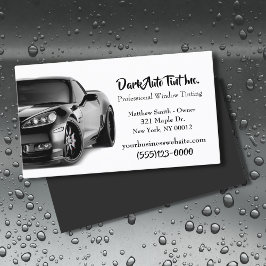 Tarjeta De Visita Professional Car Auto Window Tint Service