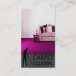 Tarjeta De Visita Professional Carpet Cleaning Service Business Card