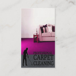 Tarjeta De Visita Professional Carpet Cleaning Service Business Card