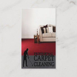 Tarjeta De Visita Professional Carpet Cleaning Service Business Card