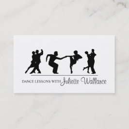 Tarjeta De Visita Professional Dance Studio, Instructor Business