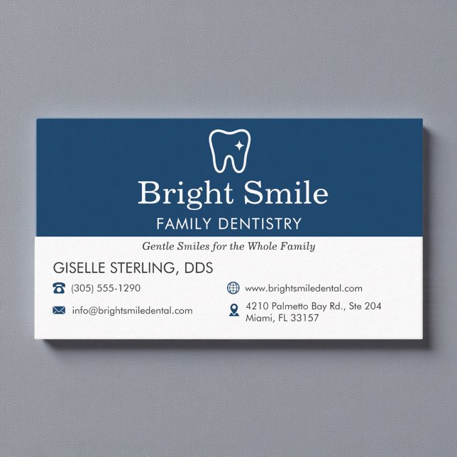 Tarjeta De Visita Professional Dental Office Dentistry (Subido por el creador)