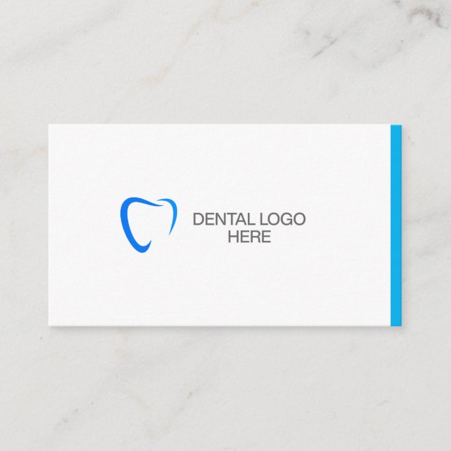 Tarjeta De Visita Professional Dentist Business Presentation Card (Anverso)