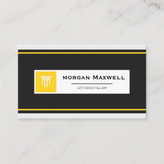 Tarjeta De Visita Professional Lawyer Business Card | Attorney
