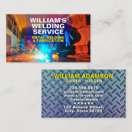 Tarjeta De Visita Professional Metal Fabrication & Welding
