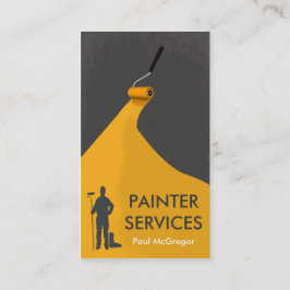 Tarjeta De Visita Professional Painter Business Card