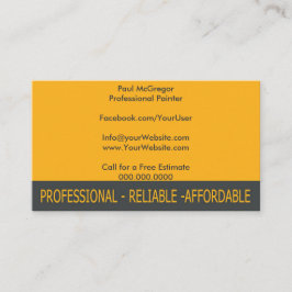 Tarjeta De Visita Professional Painter Business Card