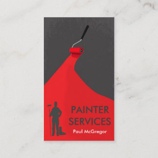 Tarjeta De Visita Professional Painter Business Card