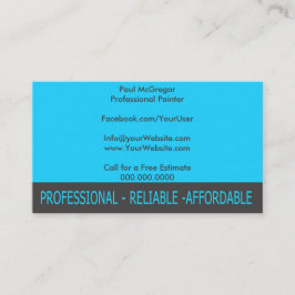 Tarjeta De Visita Professional Painter Business Card